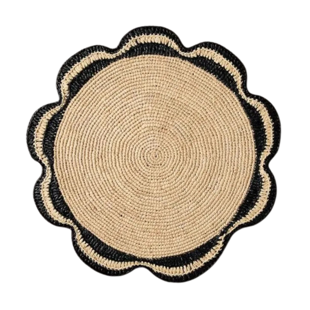 Raffia Woven Placemat Set