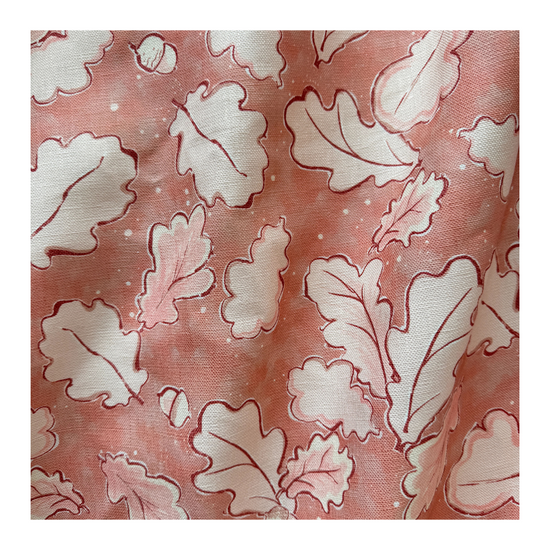 Grace, Pink Linen Fabric