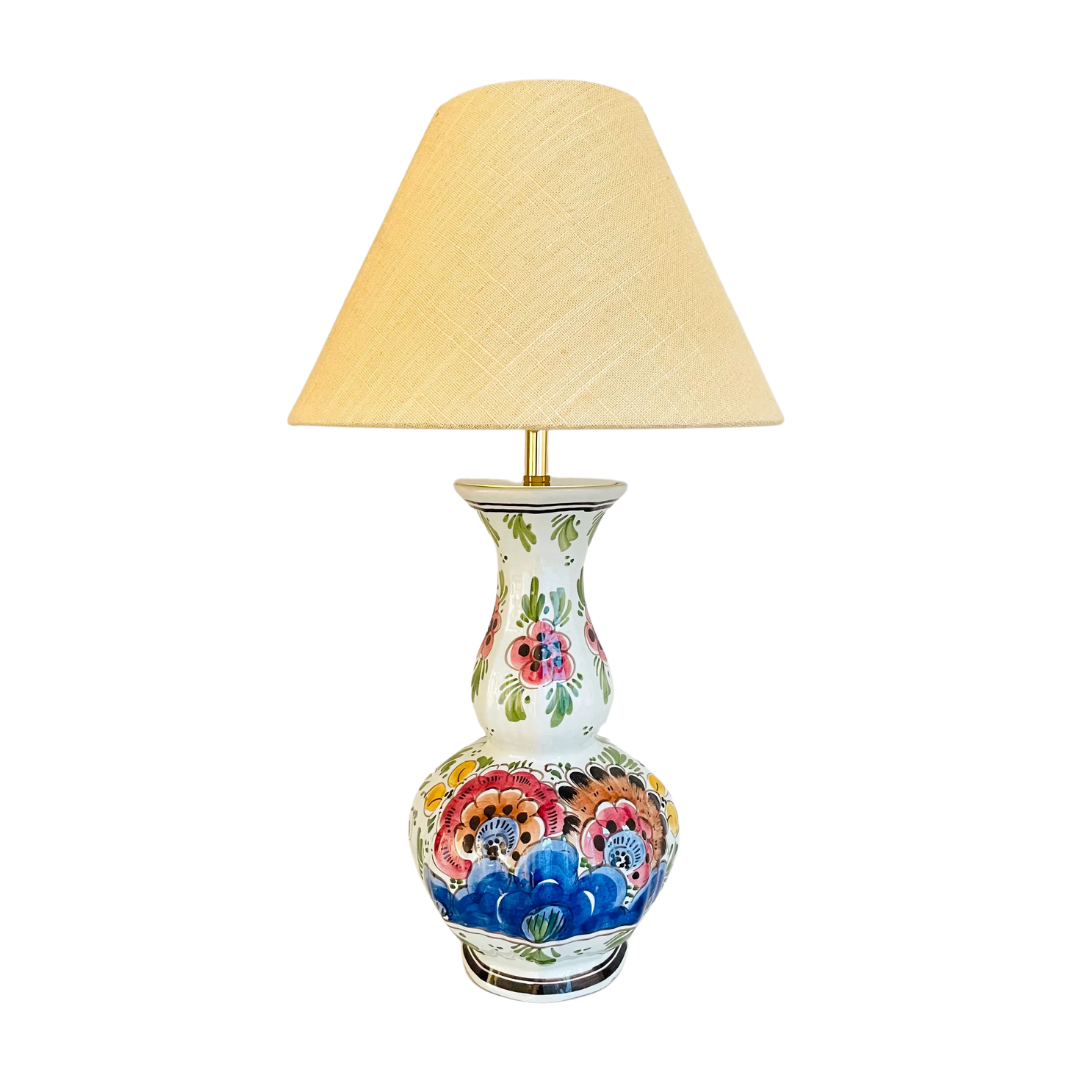 Antique Delft Lamp