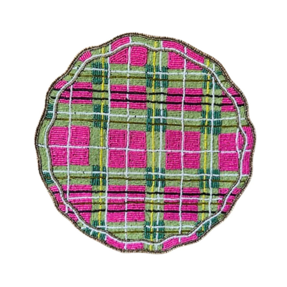 Preppy Plaid Holiday Placemat