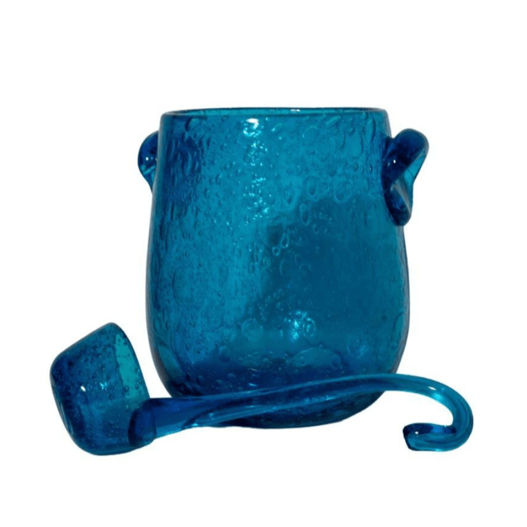 Vintage French Ice Bucket with Ladle