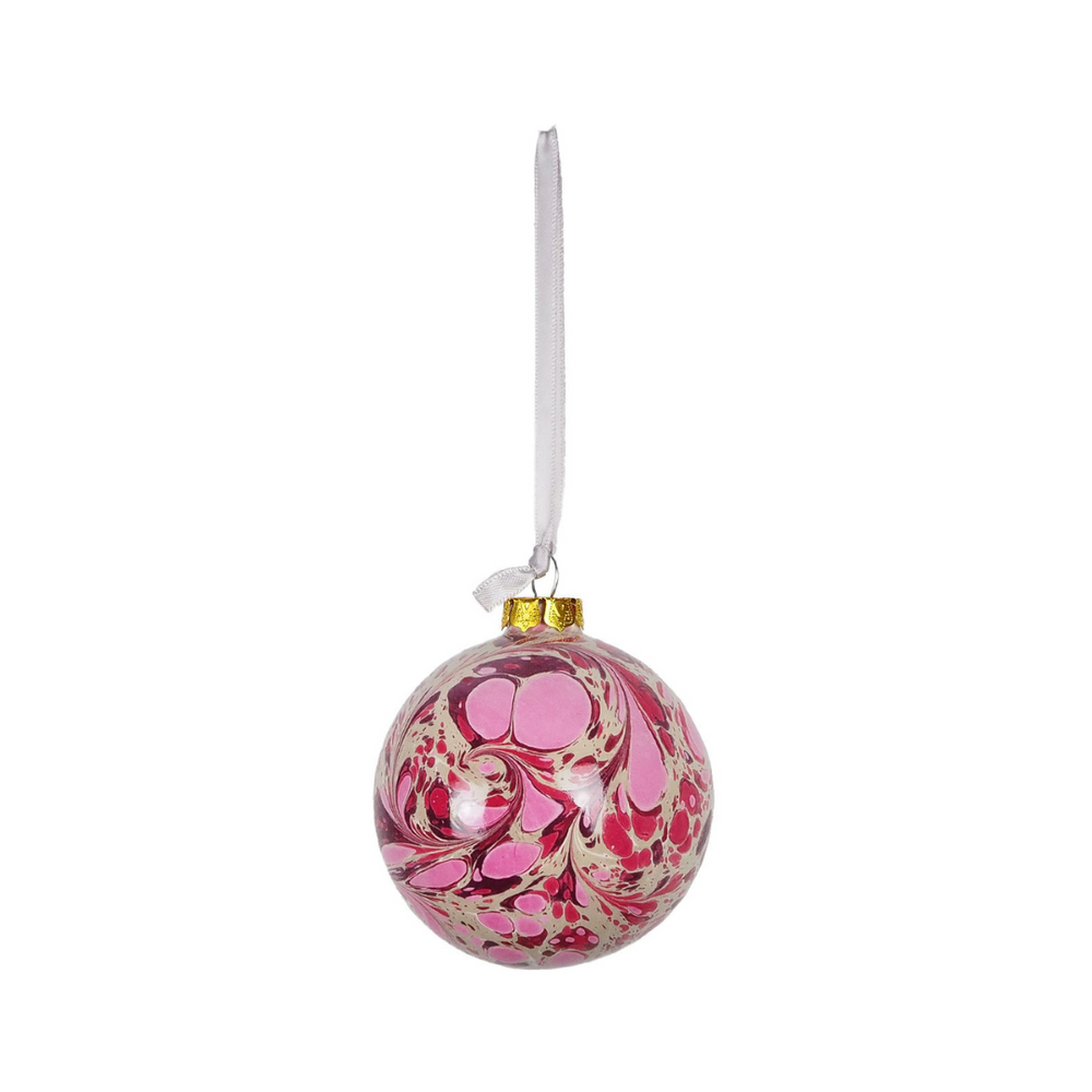 Large Berry Marbled Bauble