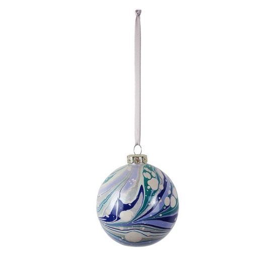 Large Glacier Marbled Bauble