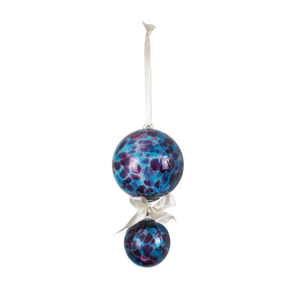 Tiered Antique Glass Bauble