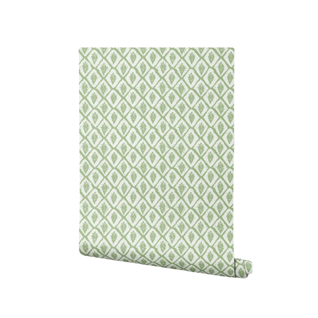 Jaipur Wallpaper - Light Green