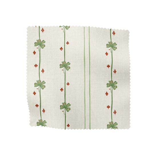 Garden Tetris Fabric - Green