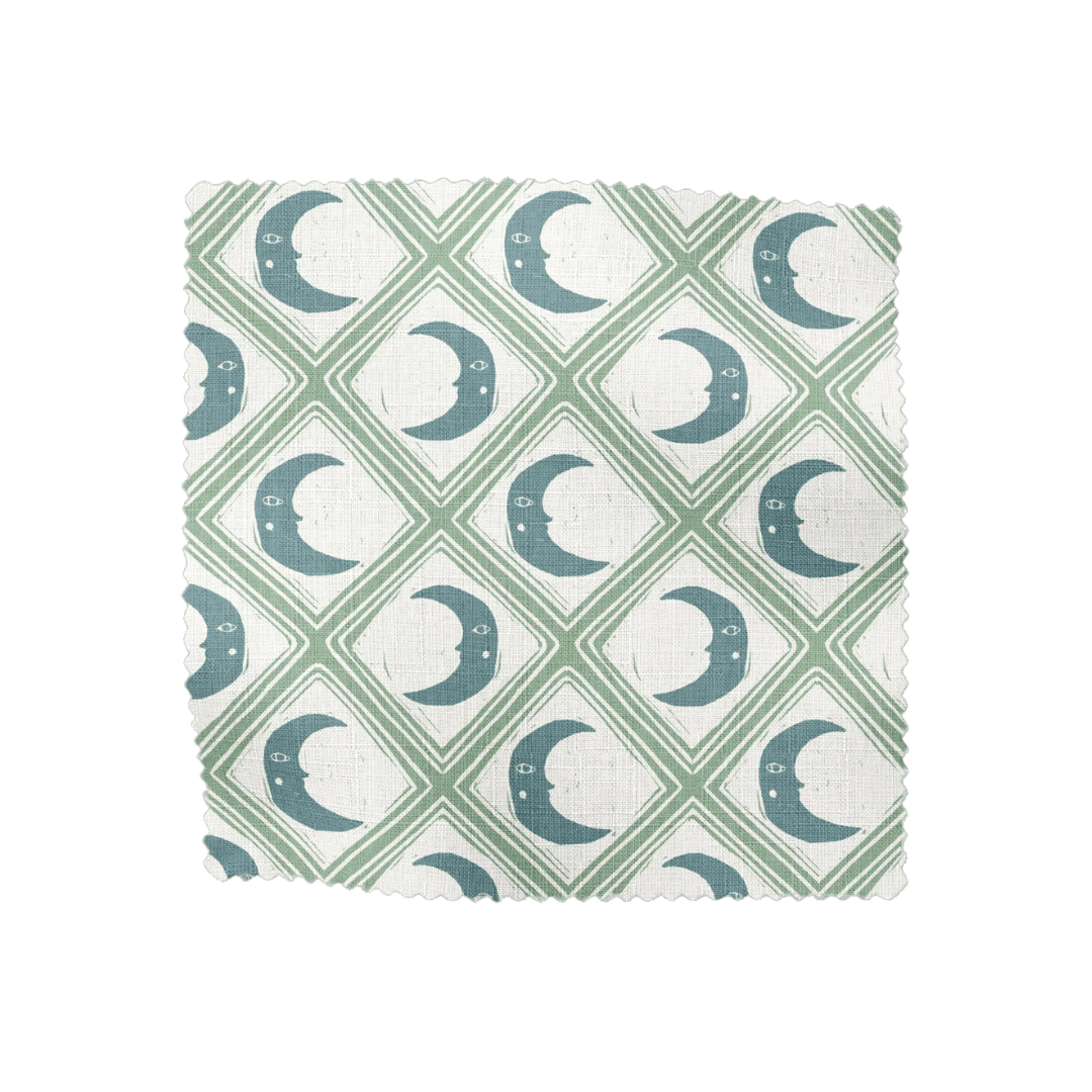 Kit Moon Fabric - Blue Moon