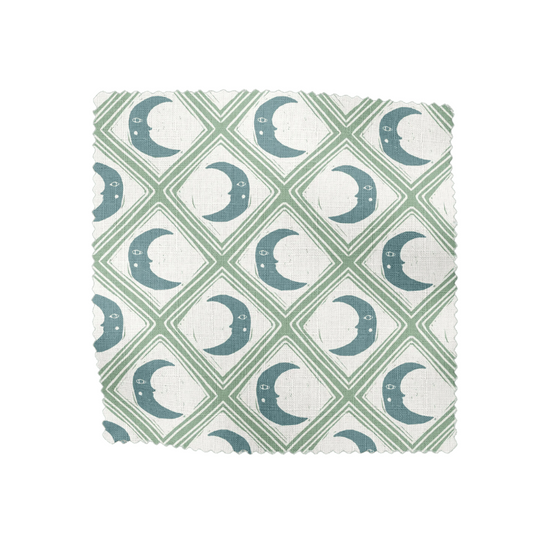 Kit Moon Fabric - Blue Moon