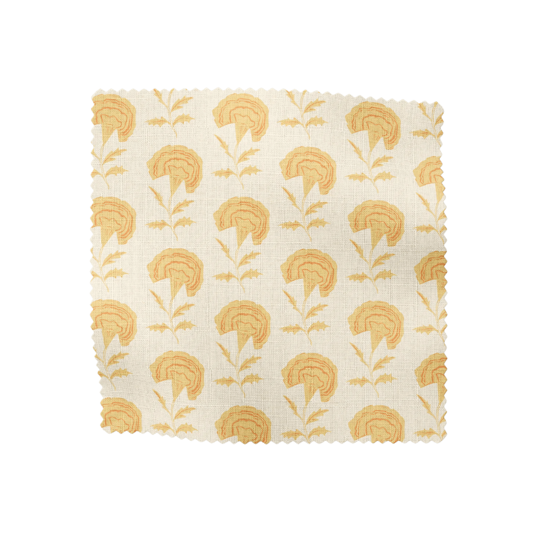 Marigold Linen Fabric - Indian Sunrise