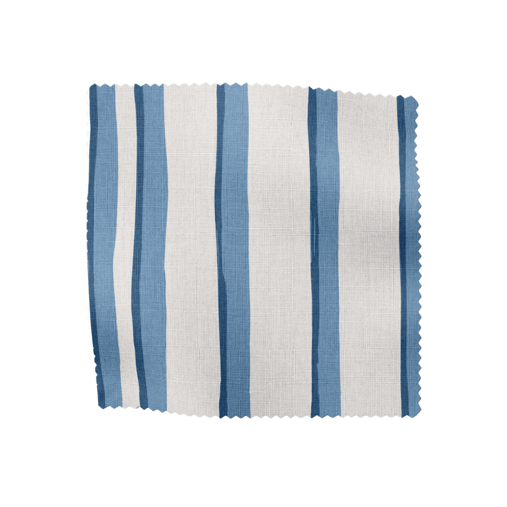 Somerset Stripes Fabric - Blue