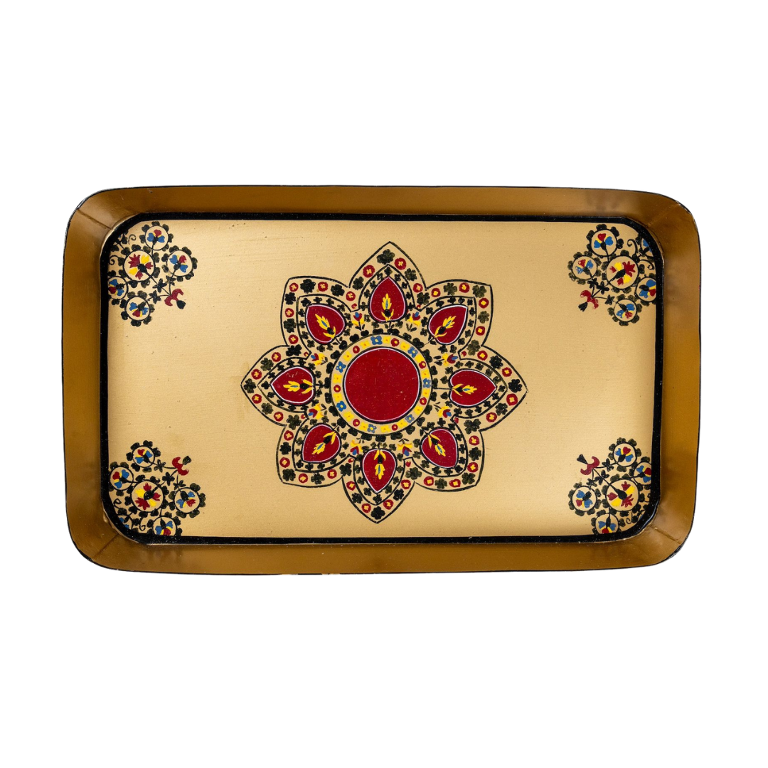 Hand-Painted Iron Trays - Christmas Edition