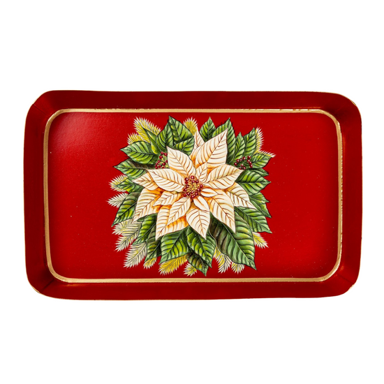 Hand-Painted Iron Trays - Christmas Edition