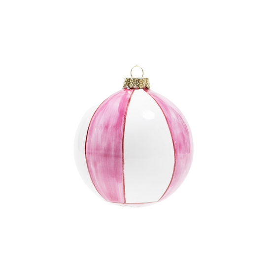 Hand-Painted Christmas Bauble - Festive Ornament