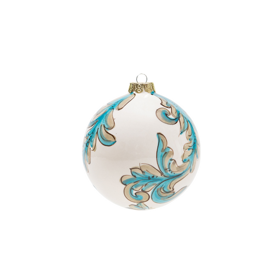 Hand-Painted Christmas Bauble - Festive Ornament