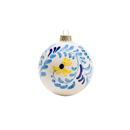 Hand-Painted Christmas Bauble - Festive Ornament