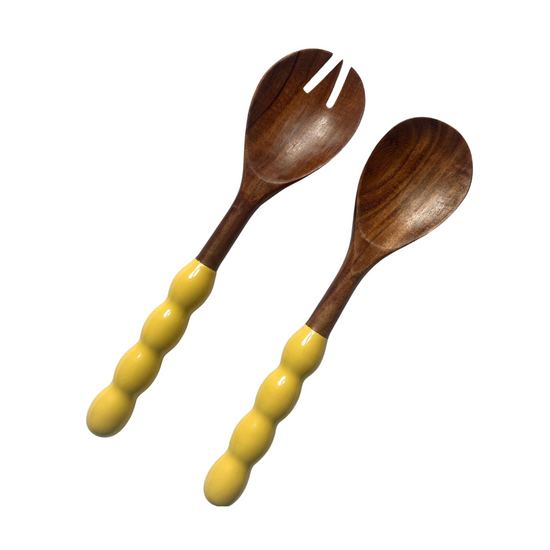 Bobbin Serving Spoons - Sunshine Yellow