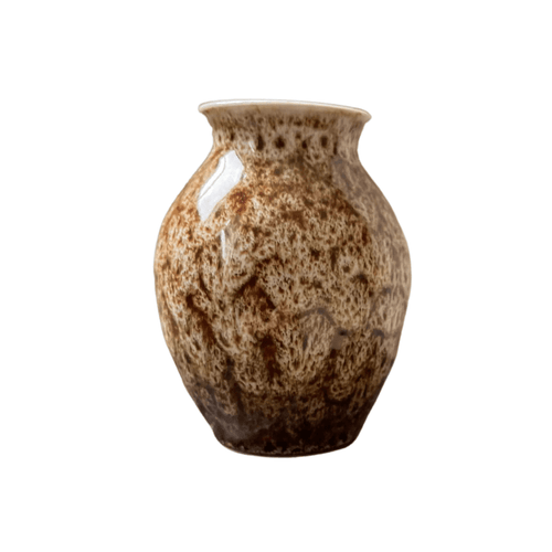 Mini Brown Mottled Vase