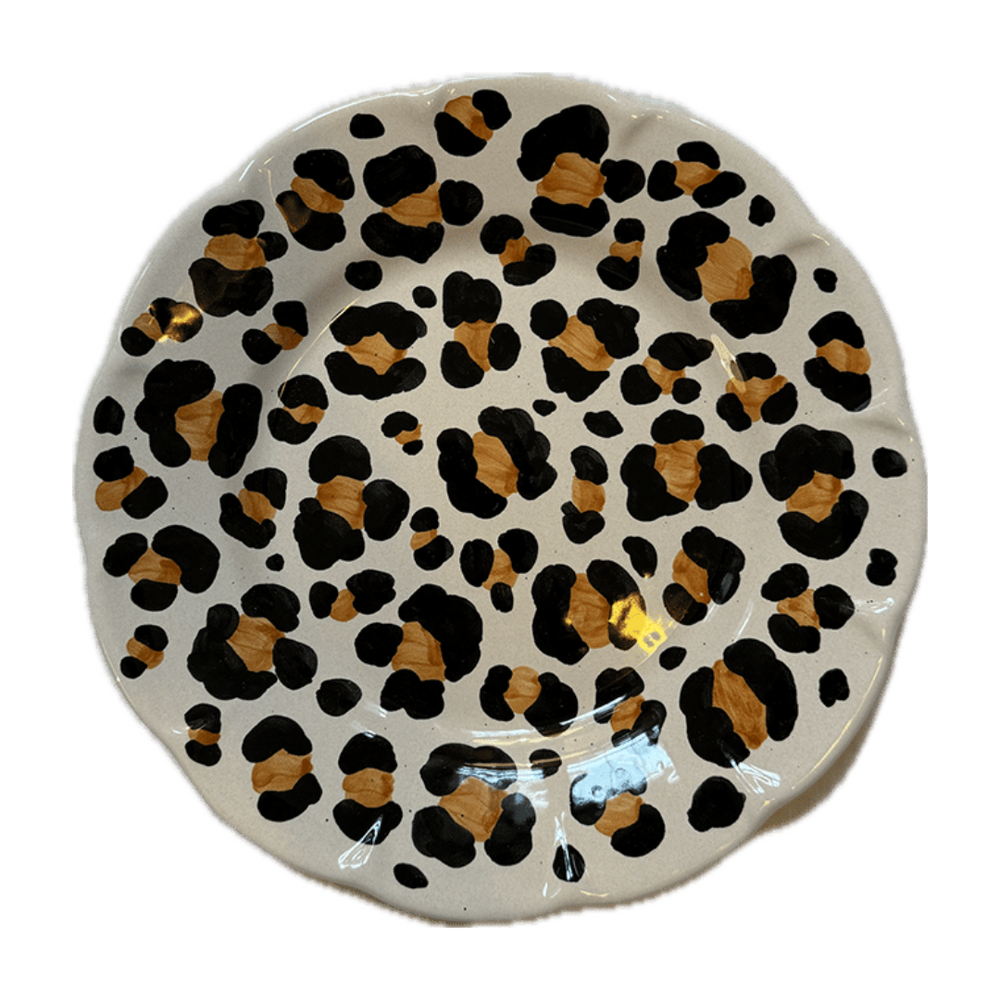 Leopard Plate 25cm