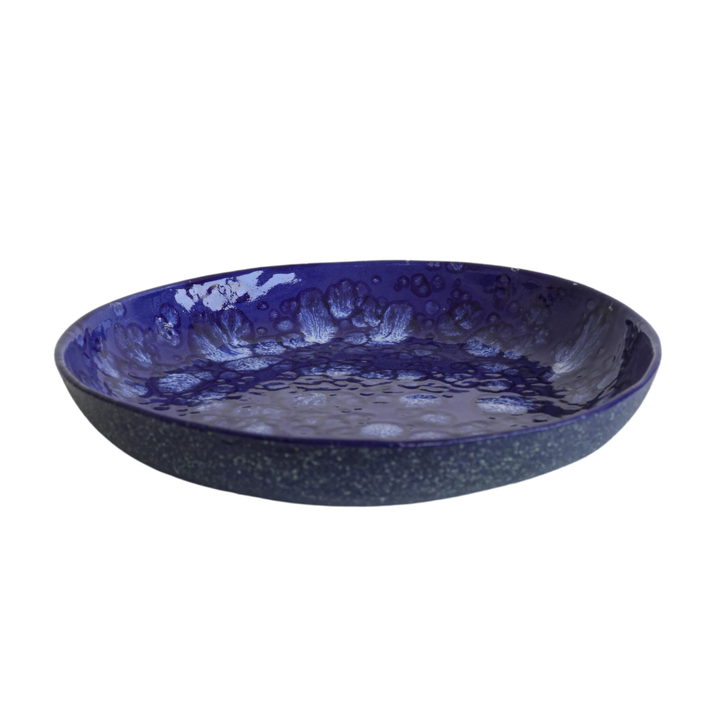 Deep Navy Galaxy Pasta Bowl