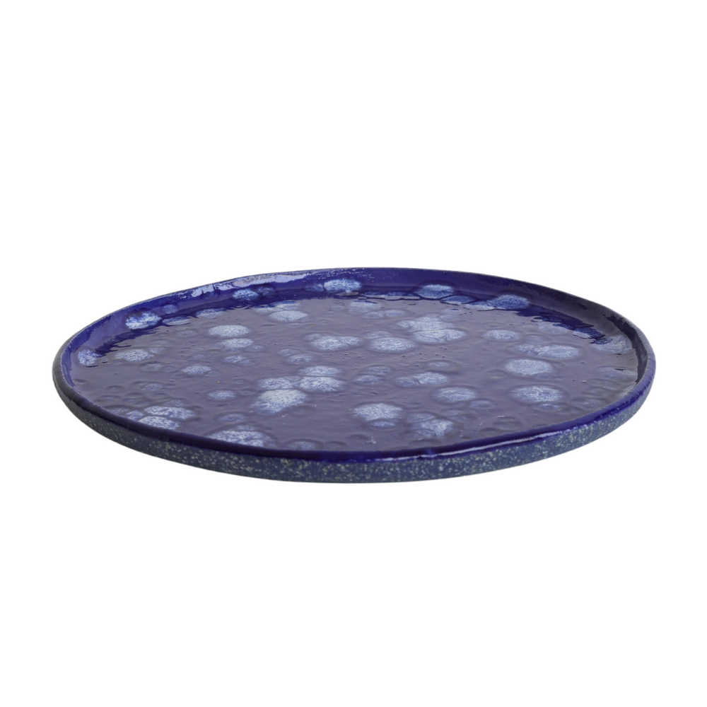 Deep Navy Galaxy Flat Plate