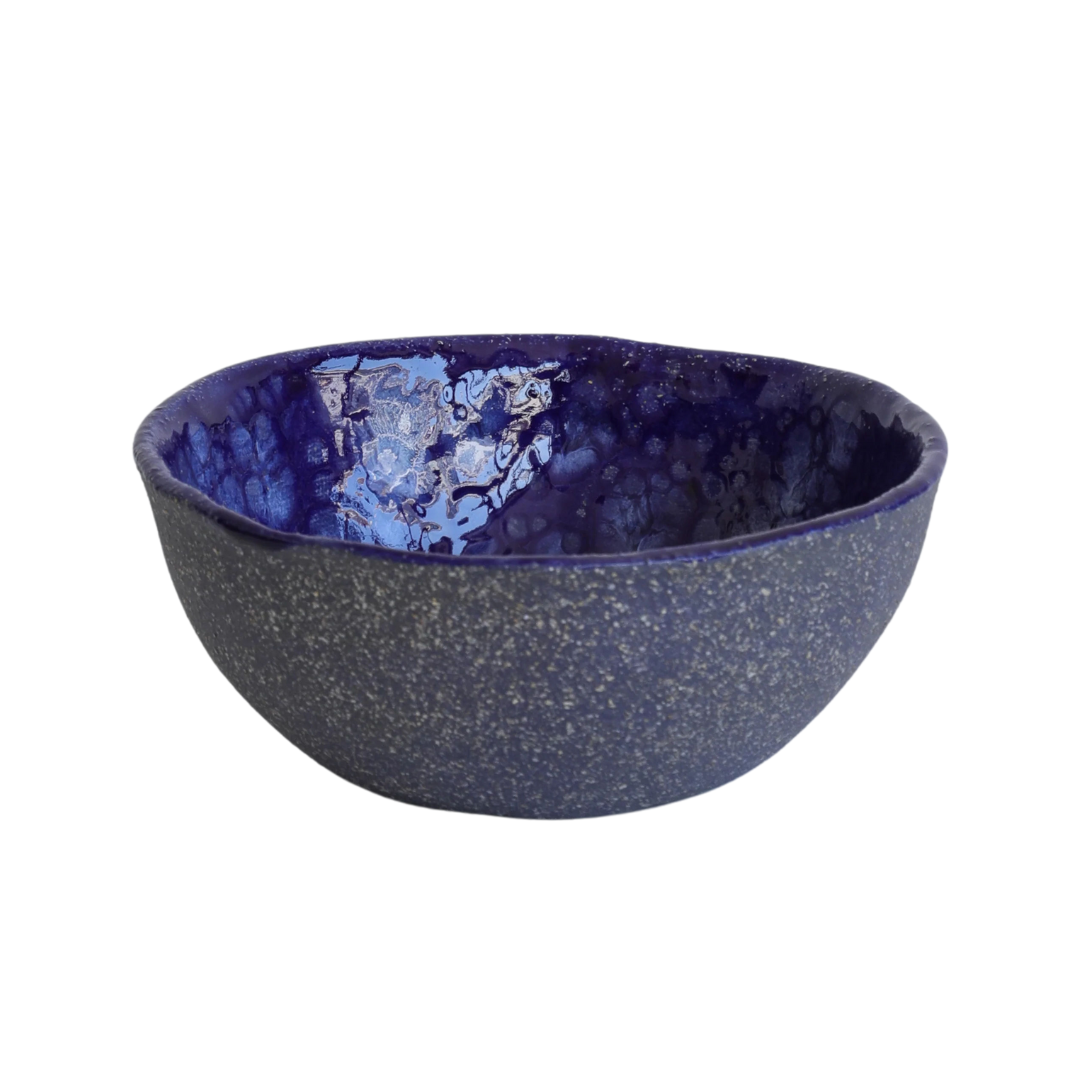 Deep Navy Salad Bowl