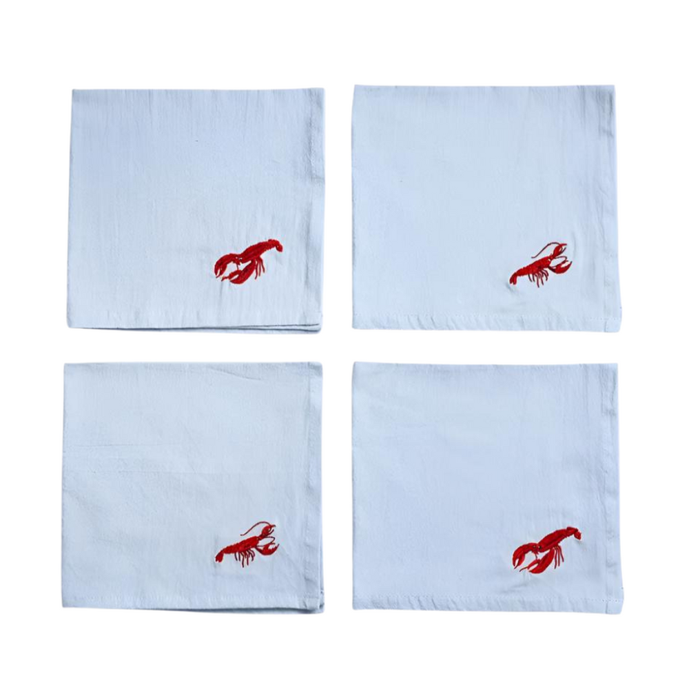 Napkin 4 pcs Crayfish