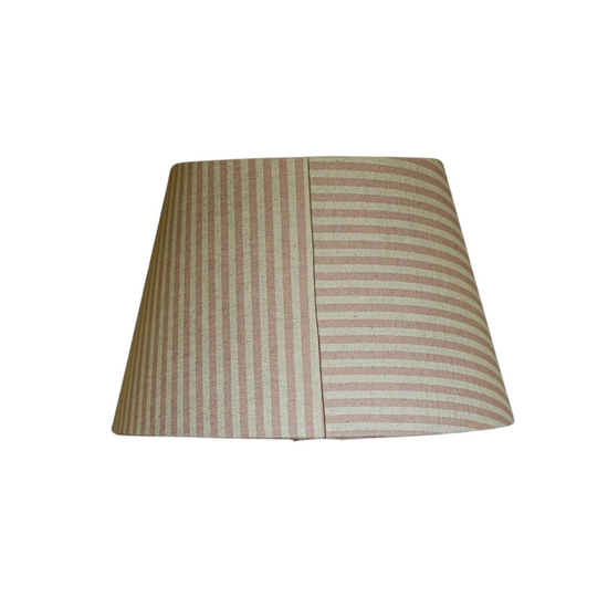 The Linen Card Lampshade In Old Rose