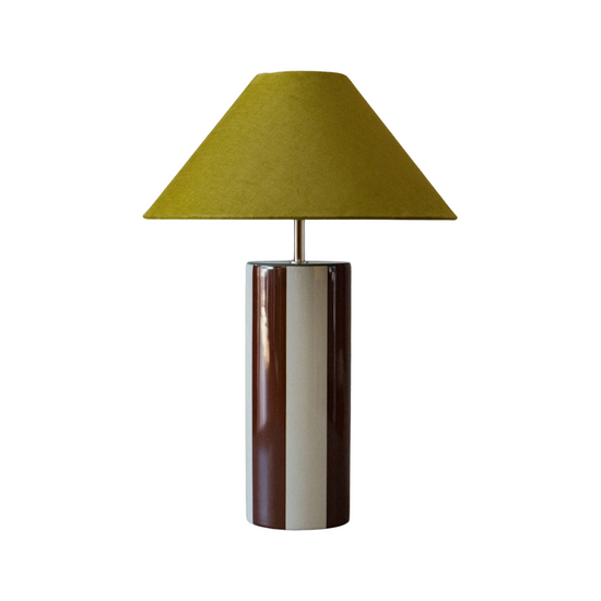 Ombrellina Chicory Coffee + Golden Olive Table Lamp