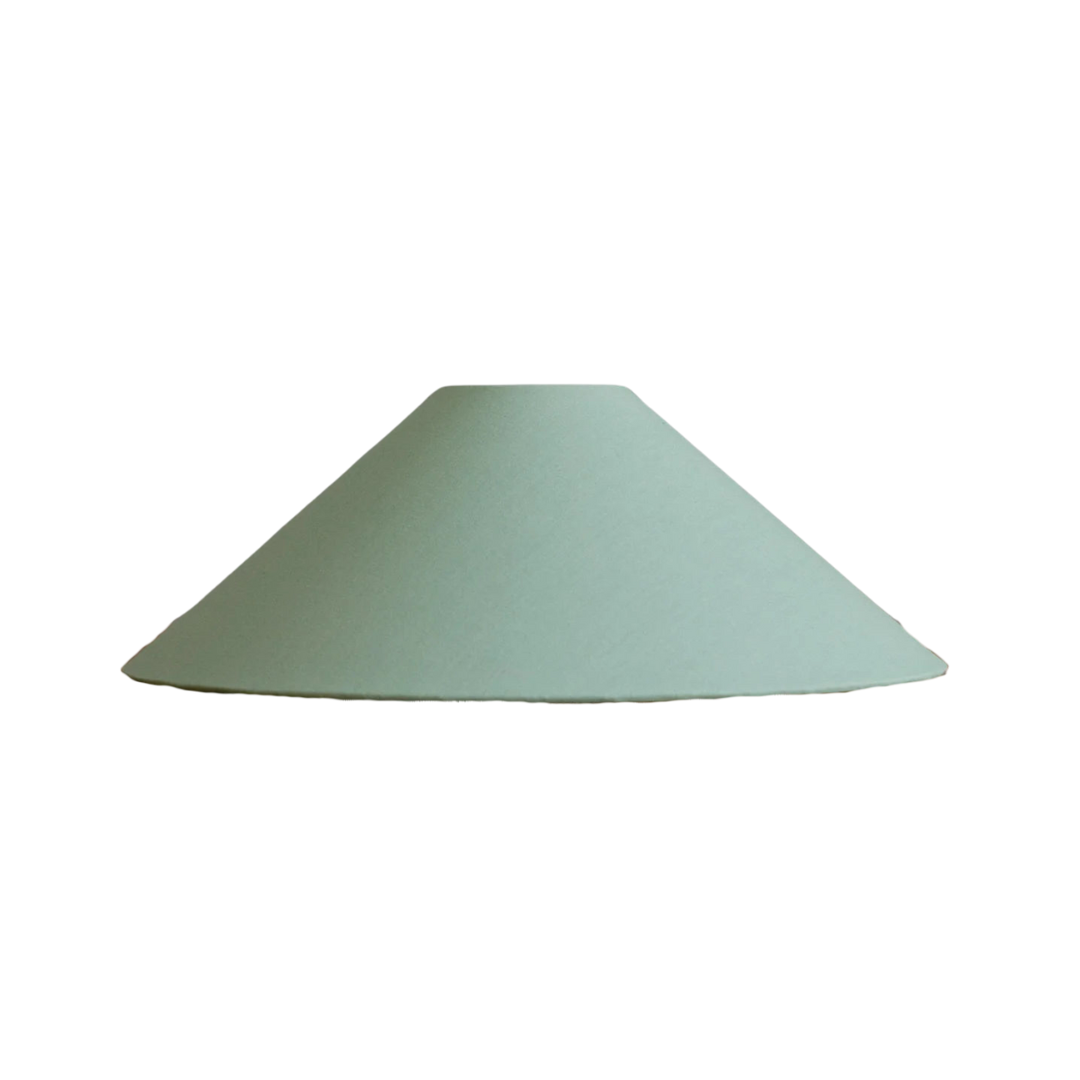 Water-Green Cotton Tonkinese Lampshade