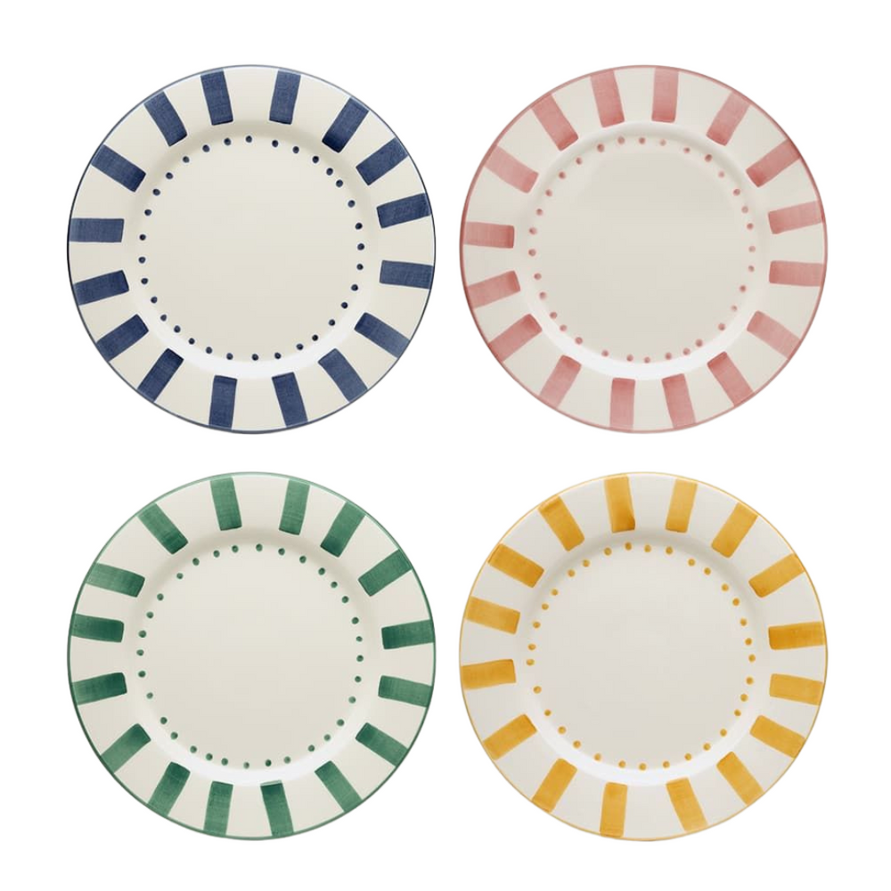 Set of 4 Circus Dinner Plates