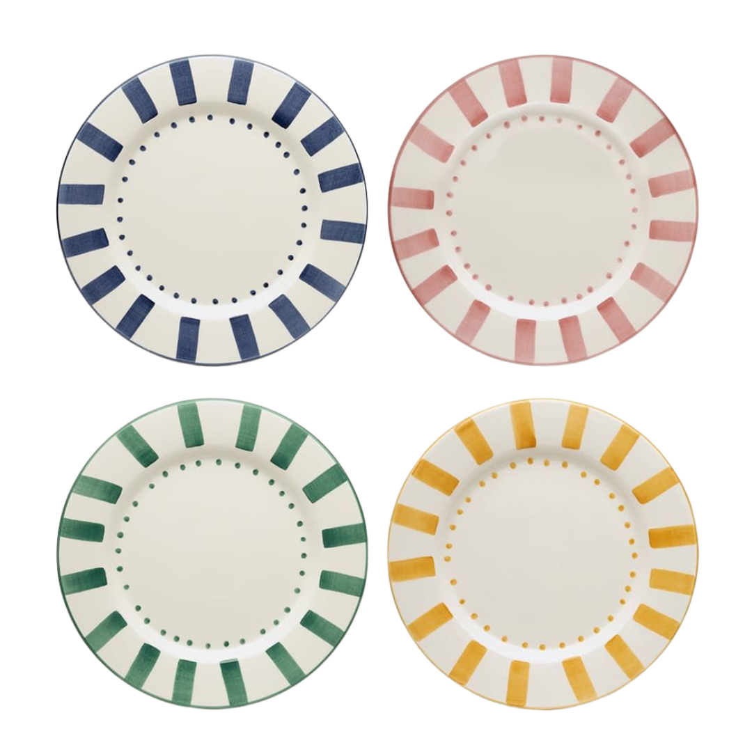 Set of 4 Circus Dinner Plates