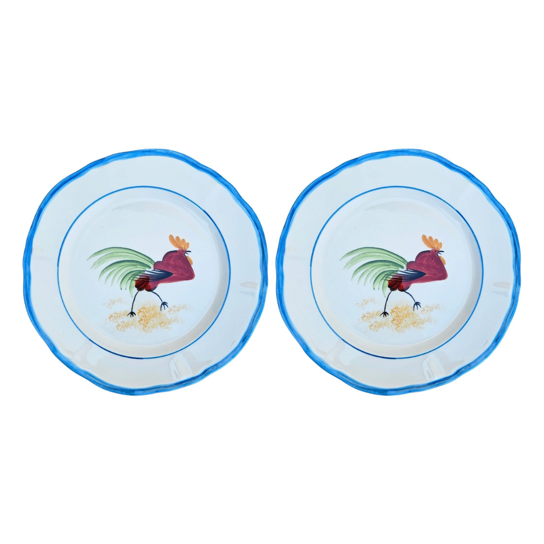 The Barn Hand-Painted Ceramic Salad Plate - Set of 2