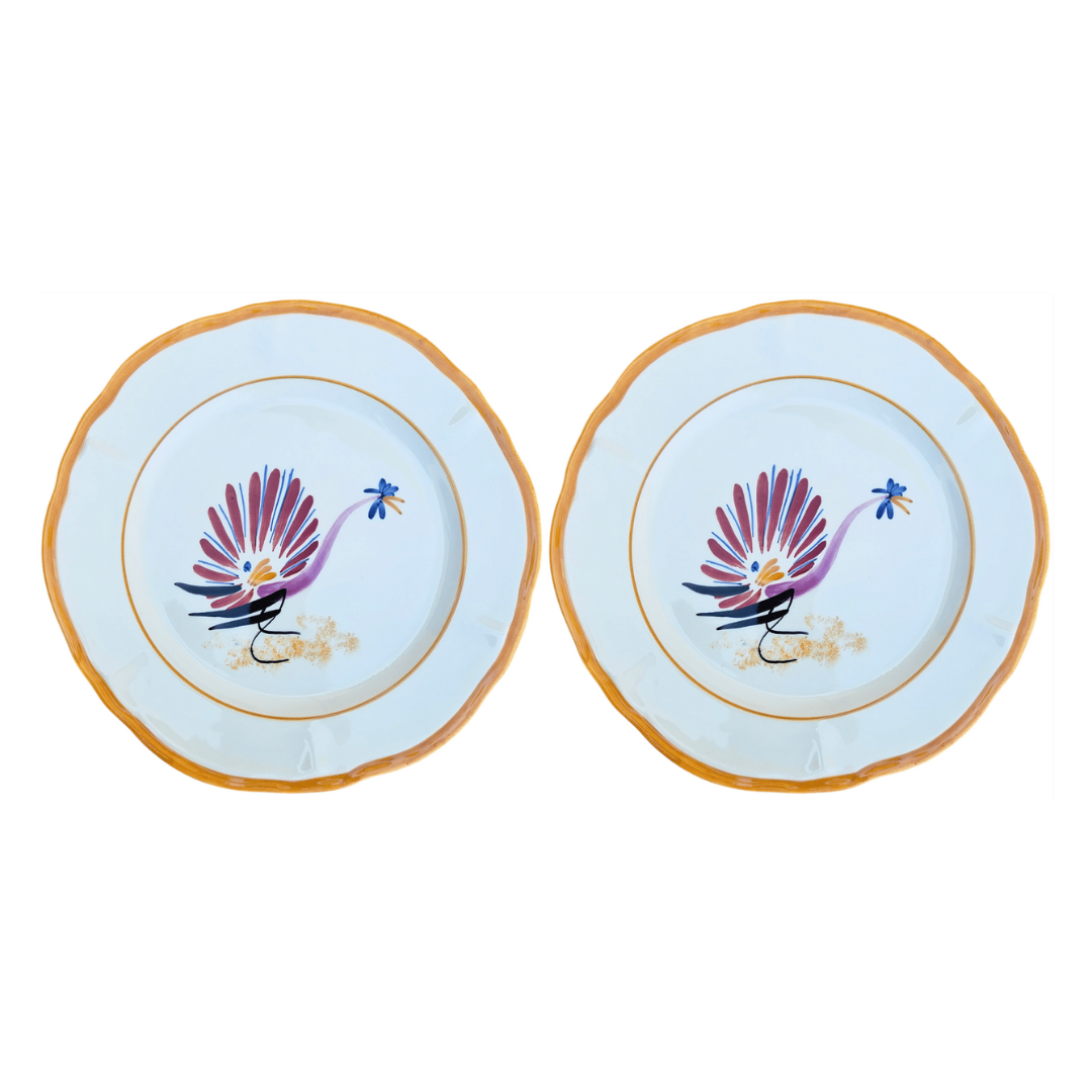 The Barn Hand-Painted Ceramic Salad Plate - Set of 2