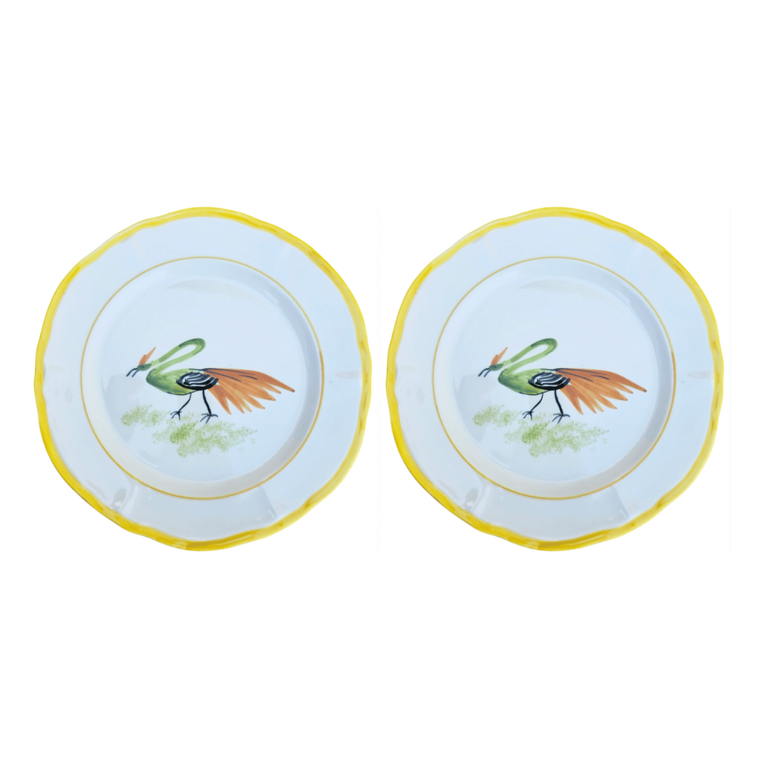 The Barn Hand-Painted Ceramic Dinner Plate - Set of 2