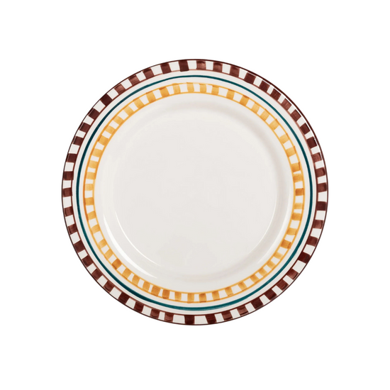 Charlotte Hand-Painted Dinner Plate - Set of 4