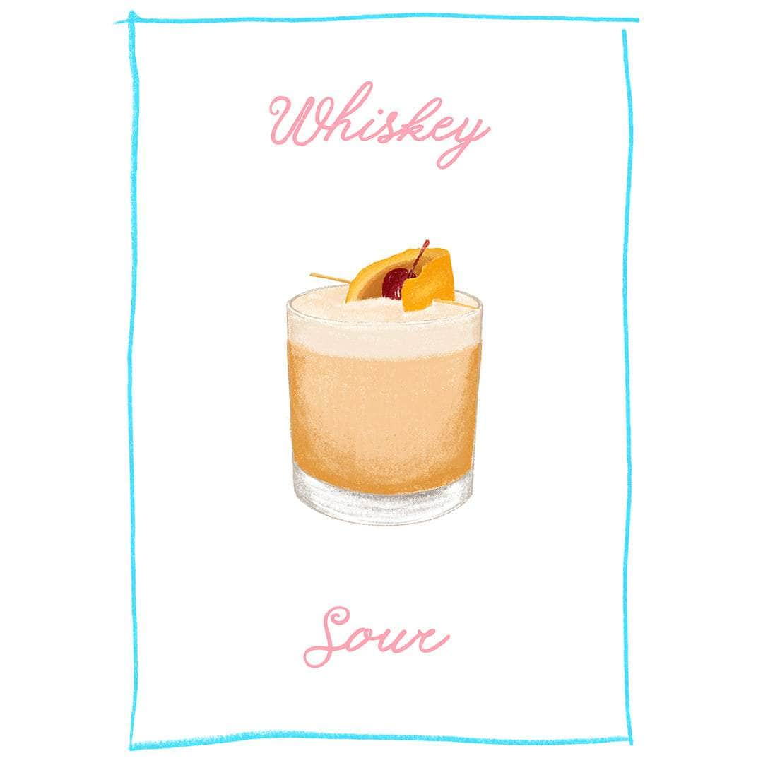 Whiskey Sour Art Print