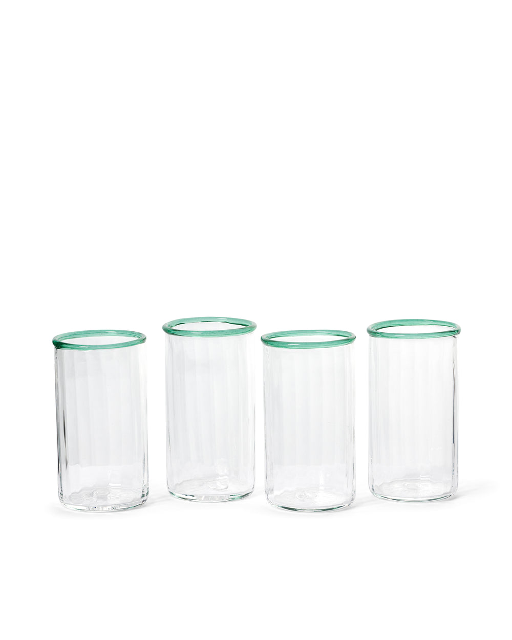 Peter Glass Green Large - Set of Four