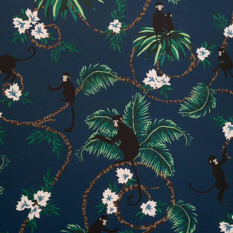 Tabitha Webb for Barneby Gates Wallpaper- Monkey