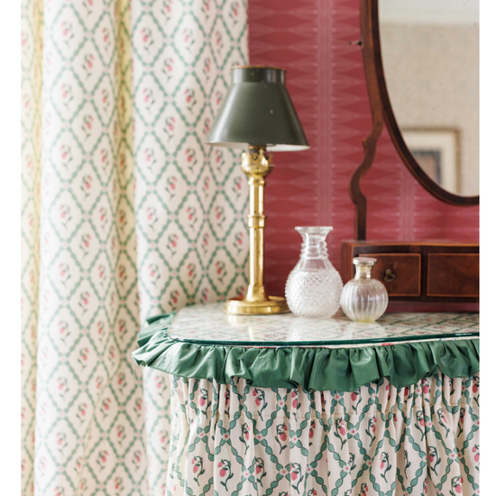 Wild Strawberry Trellis Fabric