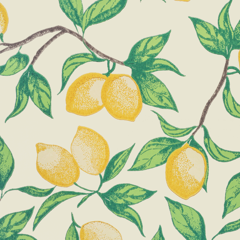 Capri Lemons Wallpaper