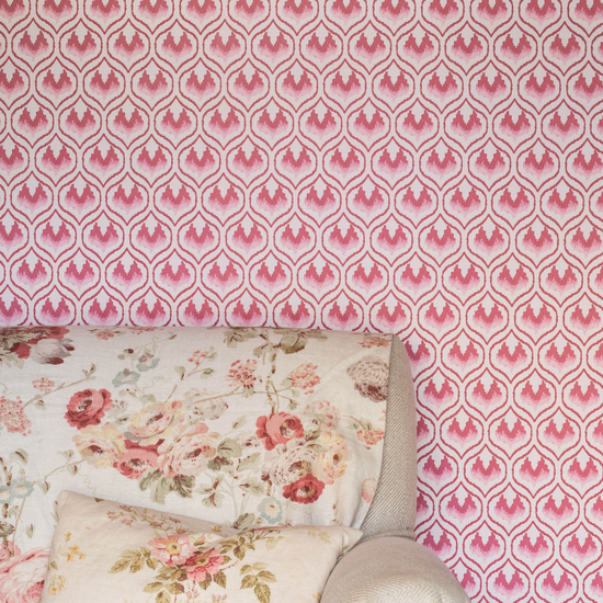 Ikat Heart Wallpaper