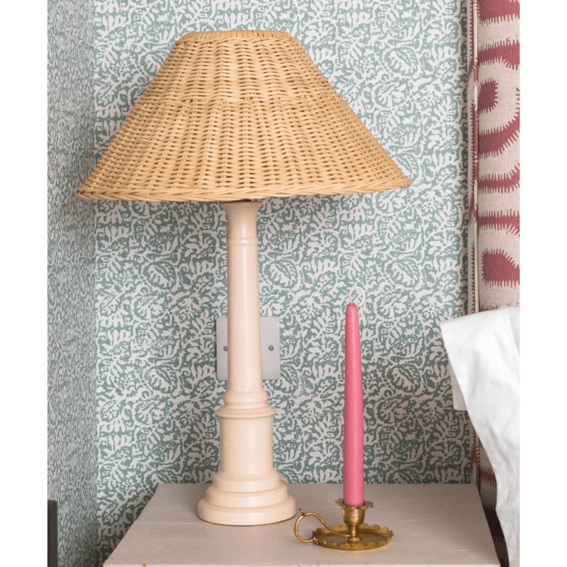 Conical Rattan Lampshade