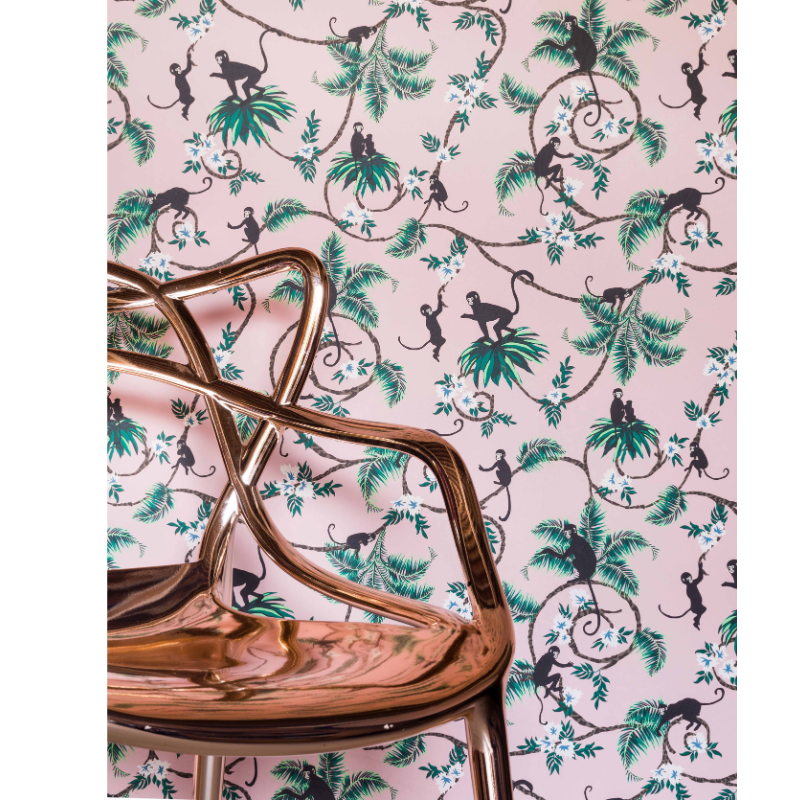 Tabitha Webb for Barneby Gates Wallpaper- Monkey