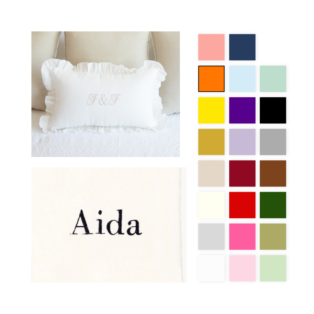 Personalised Decorative Ruffle Pillowcase