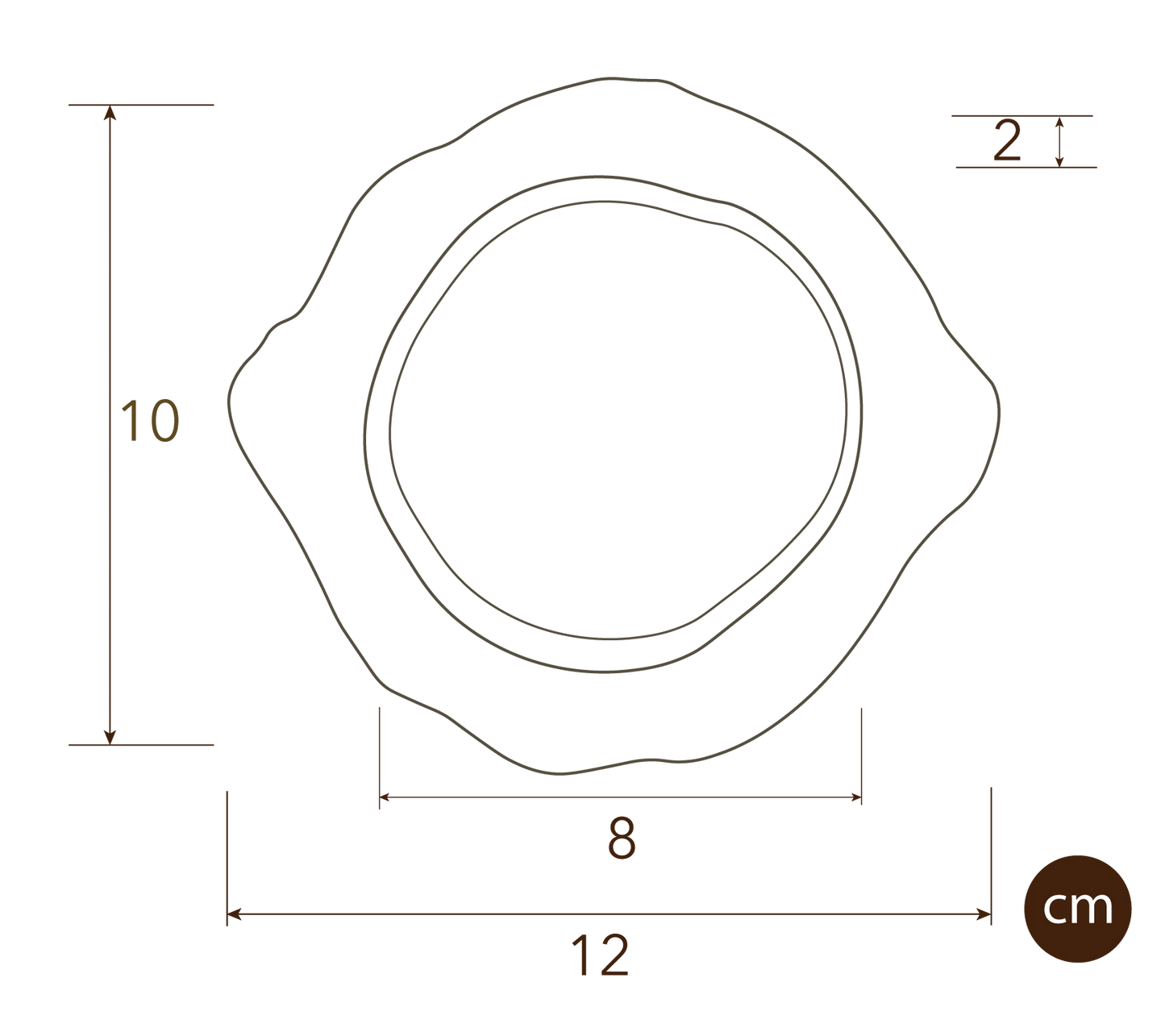 Isla | Coasters Set | Burnt Ochre