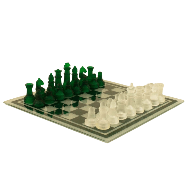 Vintage Crystal Chess Set