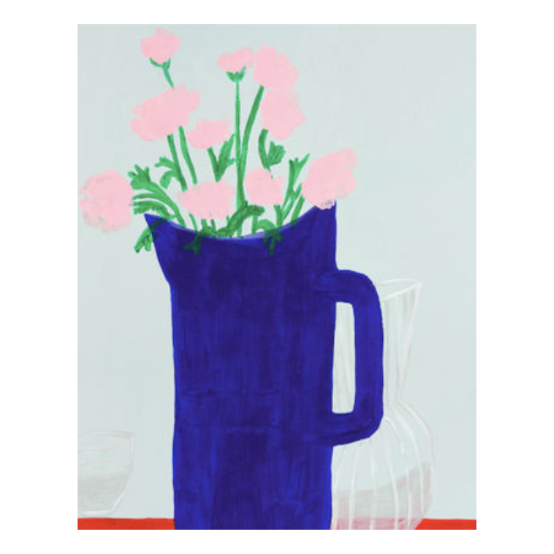 Blue Vase - Limited Edition Giclee Print