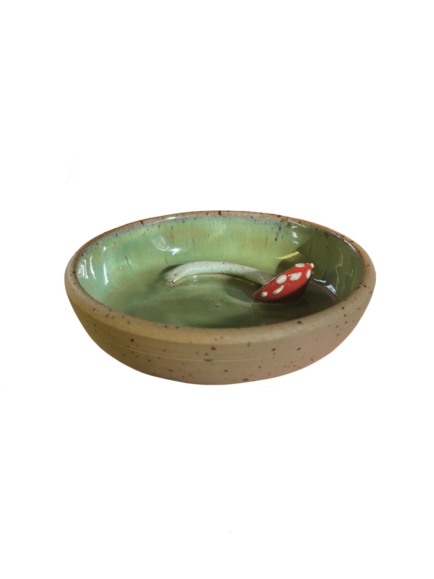 Green Mushroom Trinket Dish