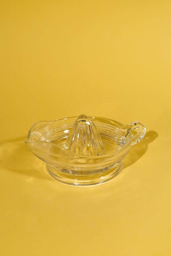 Vintage Glass Lemon Squeezer