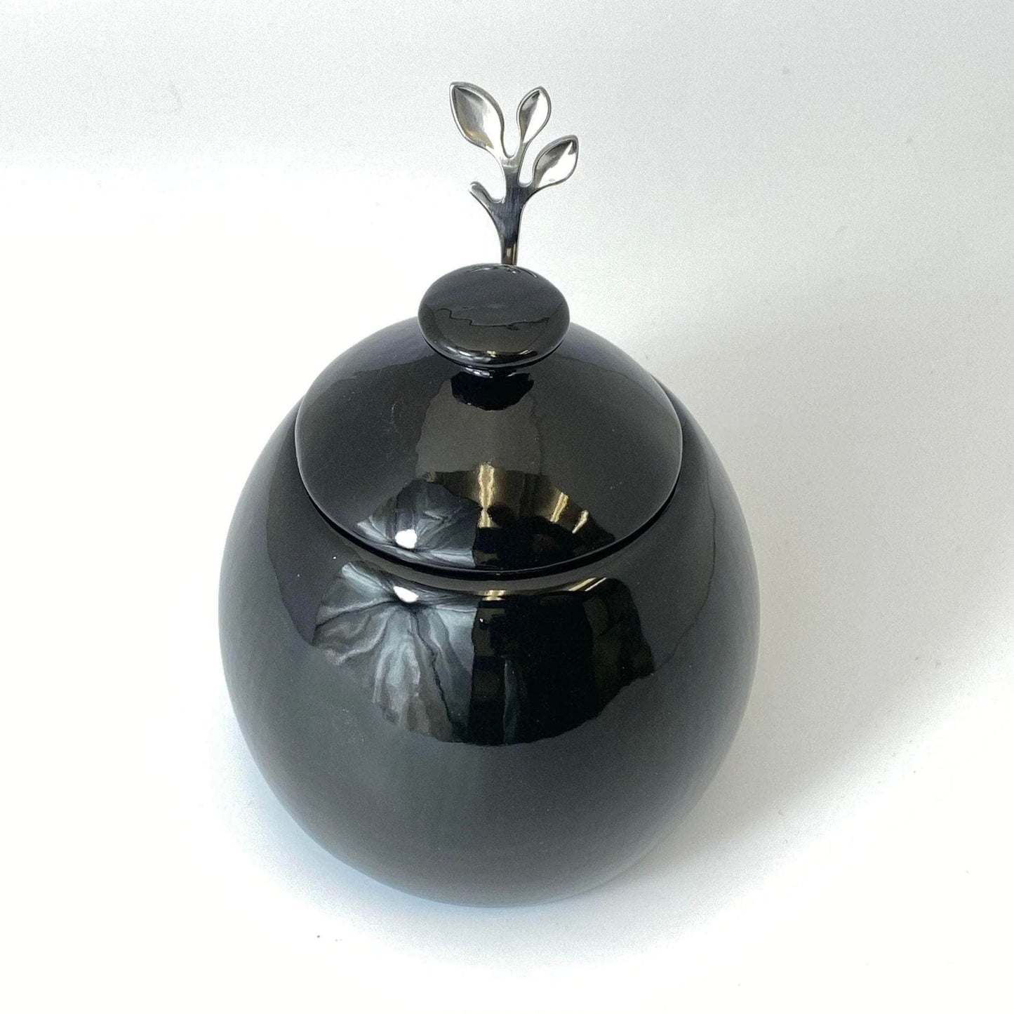 Butter Dish and Sugar Bowl Set - Jet Black Glaze